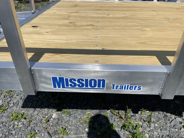 2023 Mission 6.5X14 2.0 Aluminum Utility Trailer, Tandem Axle, W in Cargo & Utility Trailers in City of Halifax - Image 3