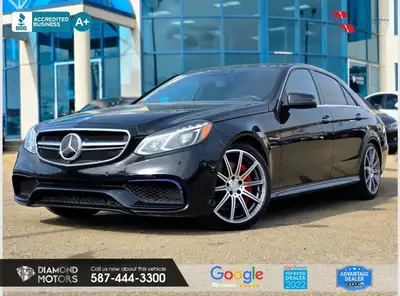 Just Arrived 2014 Mercedes-Benz E-Class E63 AMG Black has 161,761 KM on it. 5.5L 8 Cylinder Engine e...