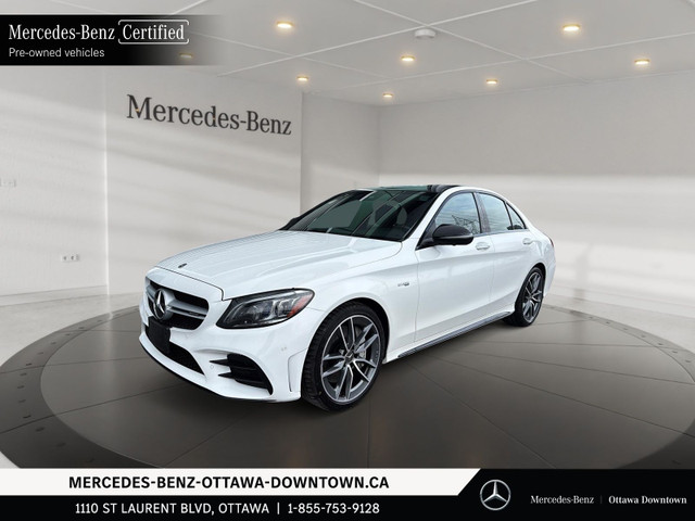 2021 Mercedes-Benz C43 AMG 4MATIC Sedan AMG Drivers Package! in Cars & Trucks in Ottawa