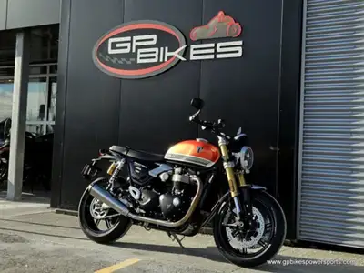 Breathtaking design meets focused sports capability; the all-new Speed Twin 1200 RS is the Ultimate...