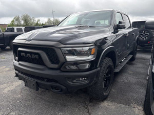 2020 RAM 1500 REBEL**CREW**V8**HEMI**LEATHER**RAM BOX**PANORAMIC SUNROOF**