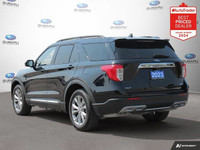 New Price! Odometer is 7028 kilometers below market average! Agate Black Metallic 2023 Ford Explorer... (image 2)