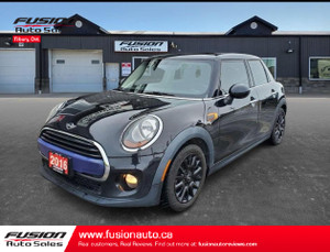 2016 MINI Cooper HB-6SP MANUAL-SUNROOF-LEATHER-BLUETOOTH