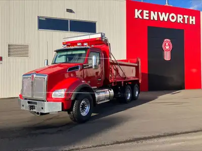 2025 VIPER RED T880 DUMP SPEC, WITH 15.5' BIBEAU DUMP BODY