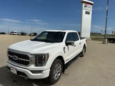 The 2023 Ford F-150 Platinum Hybrid, equipped with the PowerBoost Full Hybrid V6 powertrain, offers...