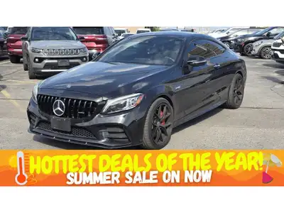 2019 Mercedes C43 AMG Black Exterior Black Leather Interior Upgraded Black Wheels Upgraded Black Gri...