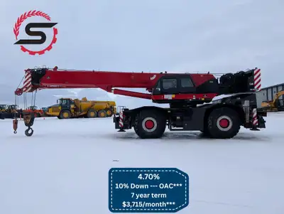 1 Owner!! 2010 Tadano TR800XXL Rough Terrain 80 Ton Picker Crane Current 10 year inspection! Expires...
