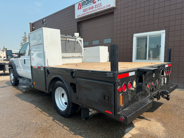 2013 Ford Super Duty F-450 DRW XLT FLAT DECK DIESEL 4X4 in Cars & Trucks in Calgary - Image 3