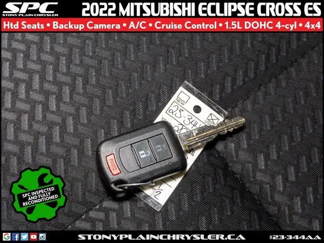 2022 Mitsubishi Eclipse Cross ES dans Autos et camions dans Saint-Albert - Image 23