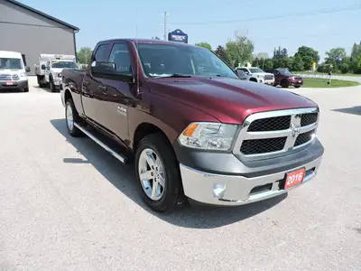 A beautifully kept and well oiled 2016 Ram 1500 SXT with only 104000 kms on the odometer. It is 4-wh...