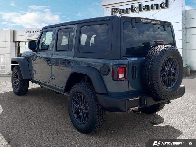 2025 Jeep Wrangler Sport S 4 Door 4x4 Auto V6 Nav Capable in Cars & Trucks in St. Albert - Image 3
