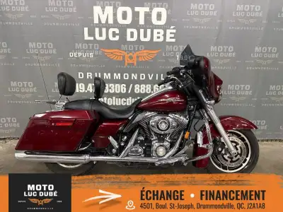 Harley-Davidson FLHX Street Glide 2008 68 668 KM MOTO CANADIENNE ALARME CRUISE CONTROL HIGHWAY PEGS...