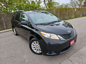 2011 Toyota Sienna LE 7-Pass AWD, LEATHER, ALLOY WHEELS, REAR CAM, BLUETOOTH, CERTIFIED