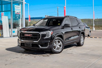 WAS: $28697 NOW: $27697 plus taxes and licensing feesUsed 2022 GMC Terrain SLE SUV in Black with Bla... (image 1)