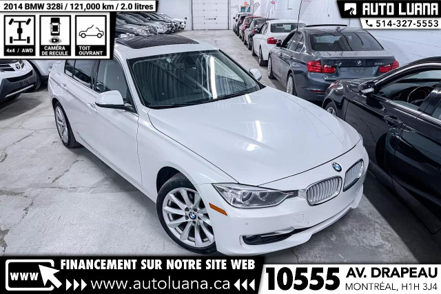 2014 BMW 3-Series 328i xDrive NAVI/CUIR/TOIT/CAMERA/121,000km in Cars & Trucks in City of Montréal - Image 2