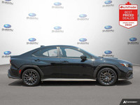 New Price! Odometer is 6529 kilometers below market average! Black 2023 Subaru WRX Sport Sport | Low... (image 5)