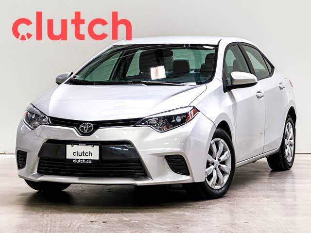 2016 Toyota Corolla LE w/ Heated Front Seats, Rearview Camera, C in Cars & Trucks in City of Toronto
