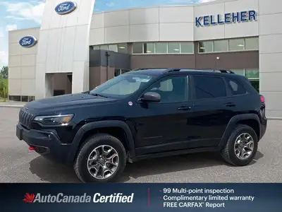 Command the trail with this 2020 Jeep Cherokee Trailhawk, boasting a powerful 3.2L Pentastar VVT V6...