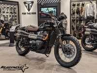 2024 Triumph Scrambler 900 Jet Black