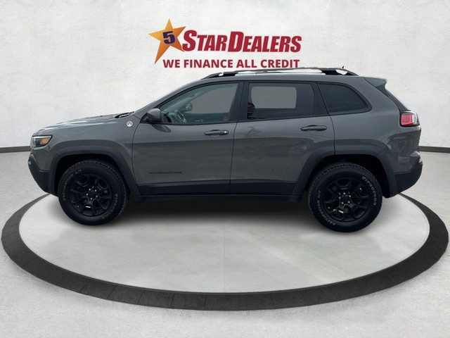 2019 Jeep Cherokee NAV LEATHER DUAL PANO ROOF WE FINANCE ALL CRE in Cars & Trucks in London - Image 4
