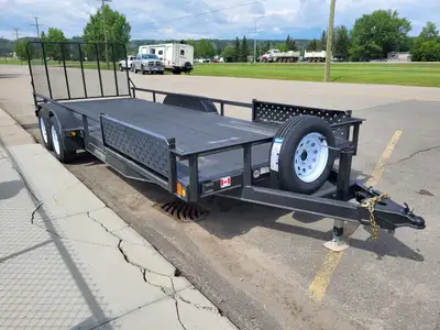 YEAR: 2025 MAKE: RAINBOW MODEL: EXCURSION TANDEM UTILITY TRAILER SIZE:7' X 20' AXLES: 2-3500LB AXLE...