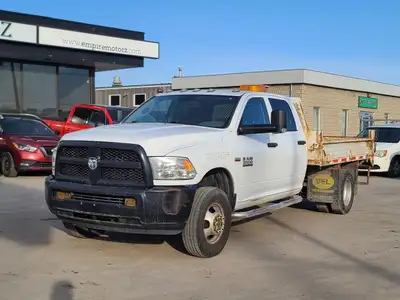 2017 Ram 3500HD, 4X4, 249K Km, 6.4L Hemi Gas Engine, 10X 7.3F Box ( Not a dump) 6 Passenger, Cruise...