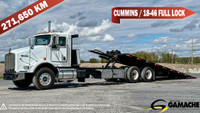 2014 KENWORTH T800 CAMION PLATE FORME REMORQUEUSE