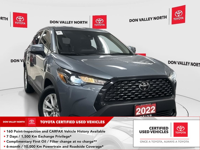 2022 Toyota Corolla Cross LE CERTIFIED | ACCIDENT FREE | CARPLAY in Cars & Trucks in City of Toronto