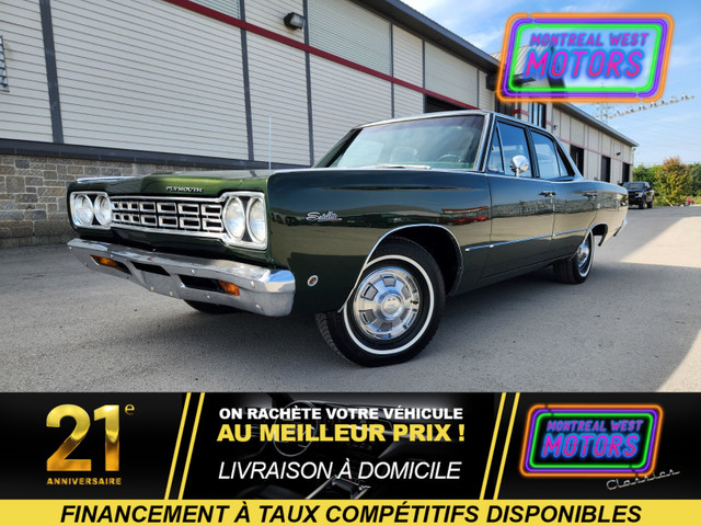 1968 Plymouth SATELLITE 318ci MINT ! in Classic Cars in West Island - Image 3