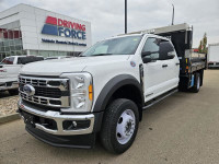 2023 Ford Super Duty F-550 DRW XLT 4WD Crew Cab 203" WB 84" CA, 6.7L V8 Diesel, 12ft Gravel Box, Key... (image 1)