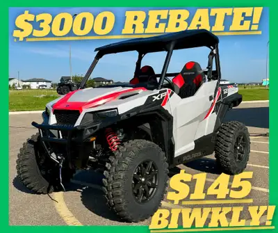 PAYMENTS AS LOW AS $145 BI-WEEKLY! INCLUDES $3000 CUSTOMER CASH REDUCTION UNTIL THE END OF THE MONTH...