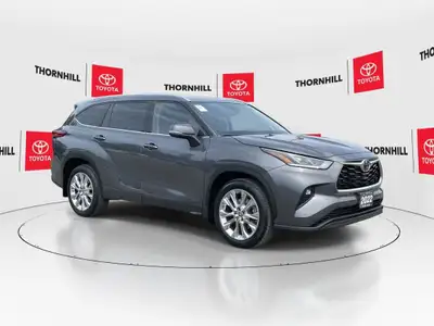 This, is a Gray 2022 Toyota Highlander with LIMITED AWD Package, Featuring:~ No Accidents~ One Previ...