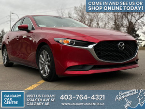 2019 Mazda 3 GS AWD $209B/W /w Sun Roof, Back-up Camera, Heated Leather Seats. DRIVE HOME TODAY!