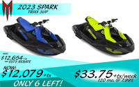 2023 Sea-Doo SPARK 3UP ROTAX ACE 90 - TRIXX SAVE $1075 RABAIS