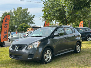 2009 Pontiac Vibe 99000 KM / ONE OWNER /FINANCEMENT DISPONIBLE