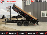 2024 Double A Trailers Dump Trailer 72in. x 12' (10000LB GVW)