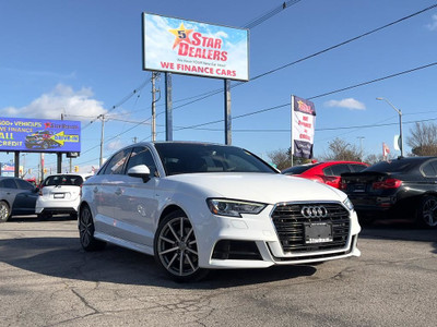  2018 Audi A3 LEATHER SUNROOF H-SEATS! WE FINANCE ALL CREDIT!