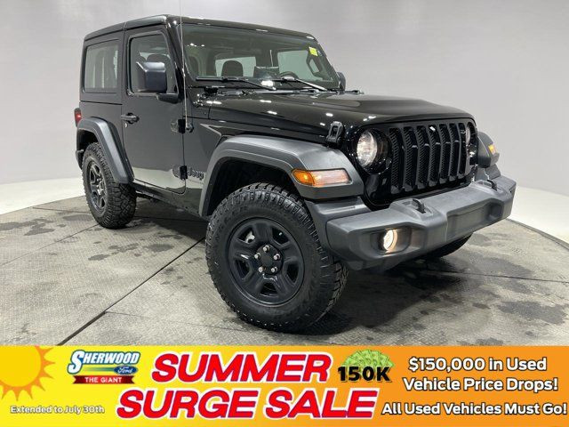 2022 Jeep Wrangler Sport - CLEAN CARFAX - ONE OWNER in Cars & Trucks in Strathcona County