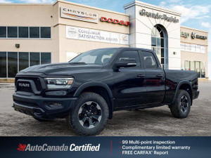 2019 RAM 1500 Rebel | Cloth/Vinyl | Heated Seats + Wheel | Apple CarPlay
