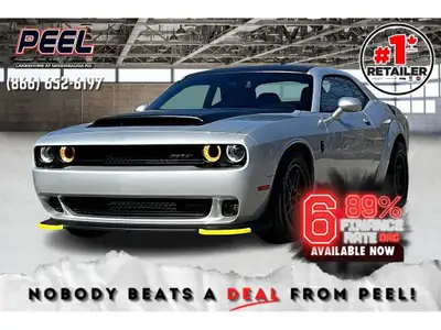 Rare opportunity to be the first registered owner of this 2023 Dodge Charger SRT Demon 170 - This is...