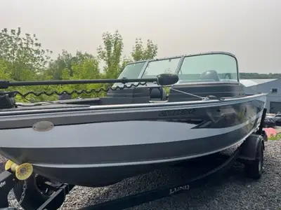 Only 89 hours 2019 Lund 1775 Impact Sport, Trailer, Mercury 115, Travel cover, 80 lb Terrova I pilot...