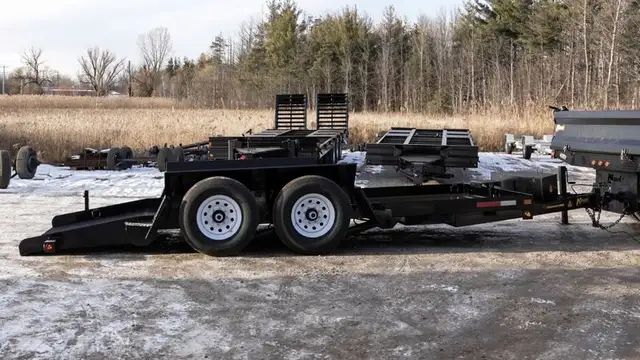 5 Ton Hydraulic Drop Deck Trailer in Cargo & Utility Trailers in Oakville / Halton Region - Image 6