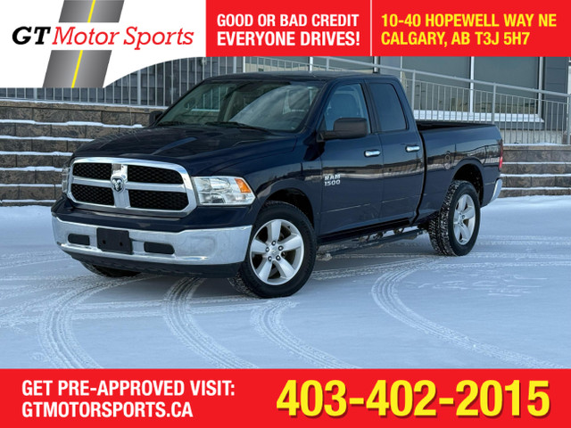 2016 Ram 1500 4WD Quad Cab 140.5" SLT| $0 DOWN | EVERYONE APPROV in Cars & Trucks in Calgary
