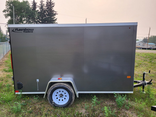 5'X10' CANADIAN MADE ENCLOSED TRAILER W/BARN DOOR in Cargo & Utility Trailers in Fort St. John - Image 2