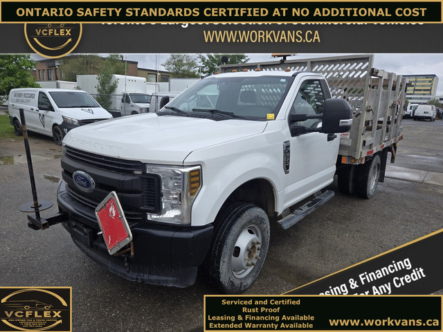 2019 Ford F-350 4x4 - 6.2L V8 Gas - Flatbed - Alum Frame + Lift in Cars & Trucks in City of Toronto