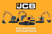 2022 JCB Excavators 131X, JZ141, JS160, 220X, 245R