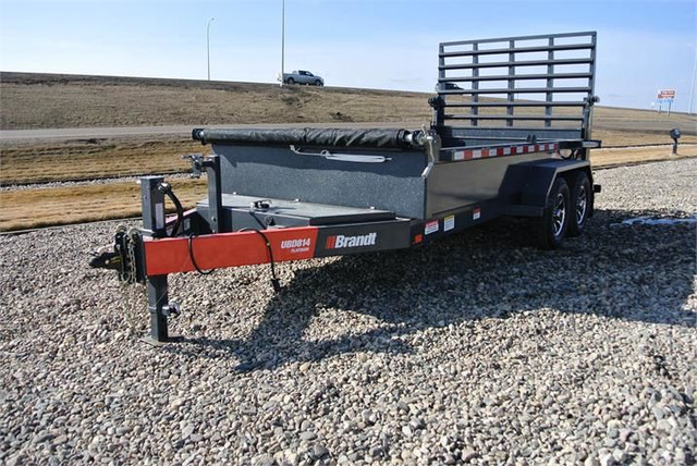 8-Ton, 14' Dump Trailer Brandt UBD814 in Cargo & Utility Trailers in Regina