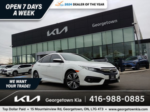 2018 Honda Civic EX-T 1.5L FWD | SUNROOF | HTD SEATS | BU CAM