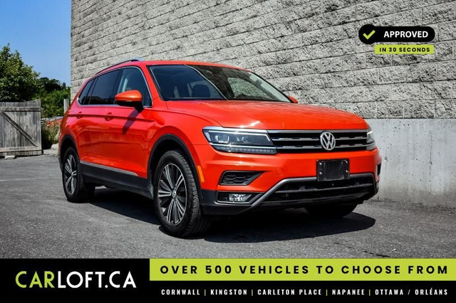 2018 Volkswagen Tiguan Highline 4MOTION • SUNROOF • HEATED LEATH in Cars & Trucks in Ottawa