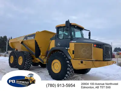 2019 John Deere 410E Articulating Dump Truck Air-conditioned cab, Rearview camera, Positive Air shut...